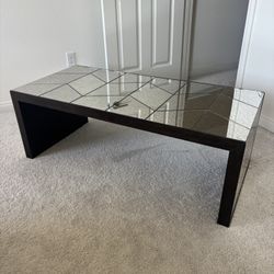 West Elm Herringbone Mirror Coffee Table