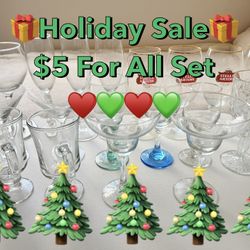 🍸 Bundle Set of Used 18 Glassware for Sale 🥂