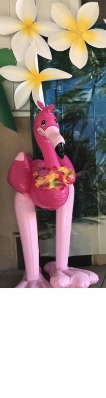 Inflatable flamingo