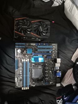 ASUS M5A7BL-M/USB3 motherboard & RADEON RX460WF20C-4GD Graphics Card