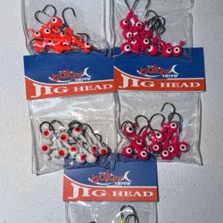 1/8oz Jig Head Qty10- 5 Packs For $20