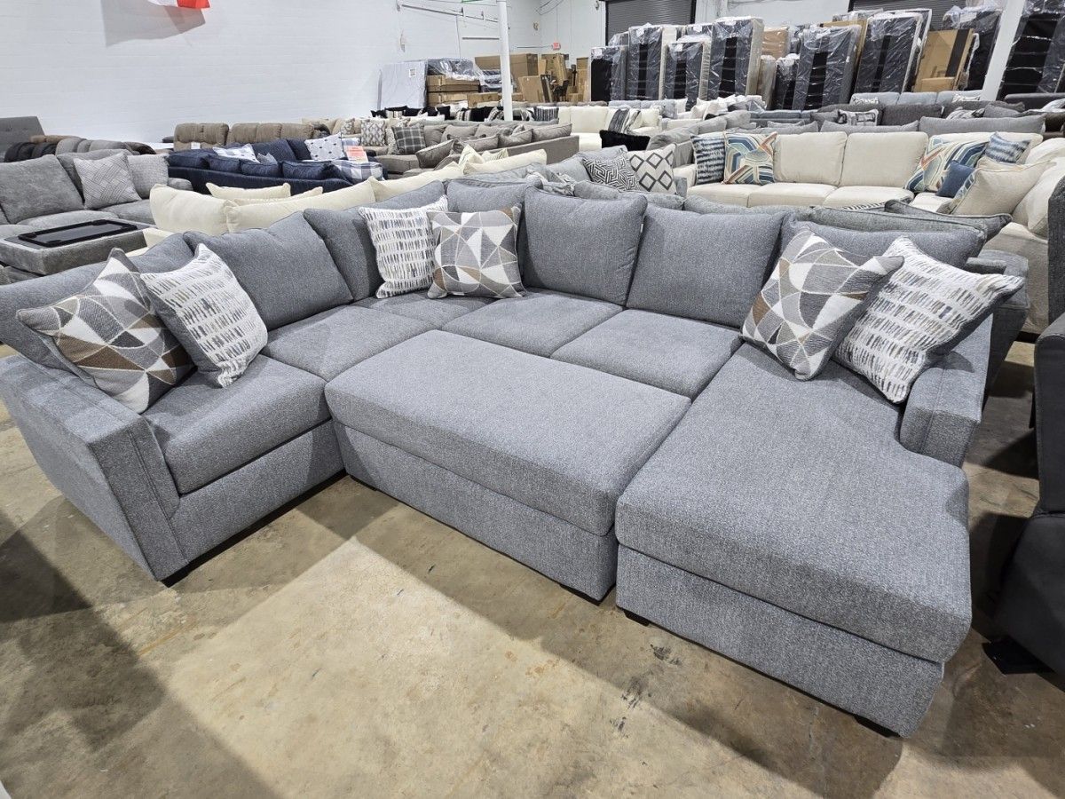 Modern Ash Sectional Comfort Meets Style!