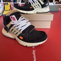 Nike Off White Presto ‘Black’ Size 7