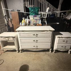 Kids Dresser And Night Tables