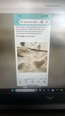 Brand New Emme Gauze Throw 