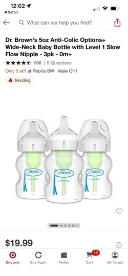 Dr. Brown Glass Wide Neck Baby Bottles