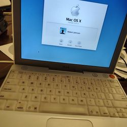 💻 Vintage Apple iBook G3 (Model M6497) – Fully Functional – Original Cords + Bonus Targus Bag! 🔌🎒