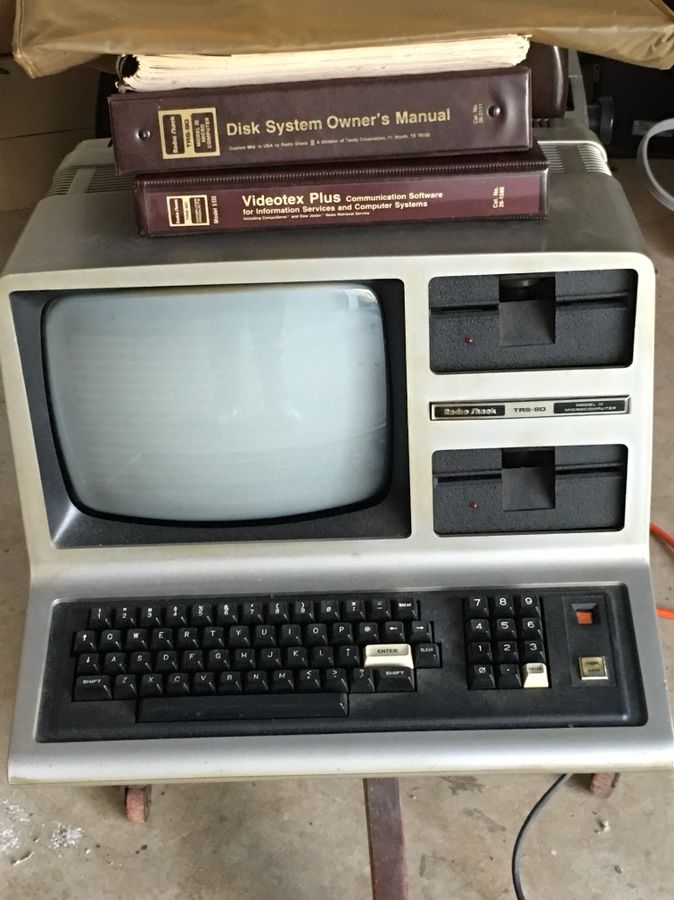 TRS-80 Model III Computer & DWP 210 Printer