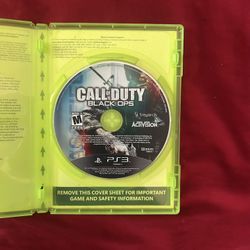PS3 Call Of Duty  Black Ops