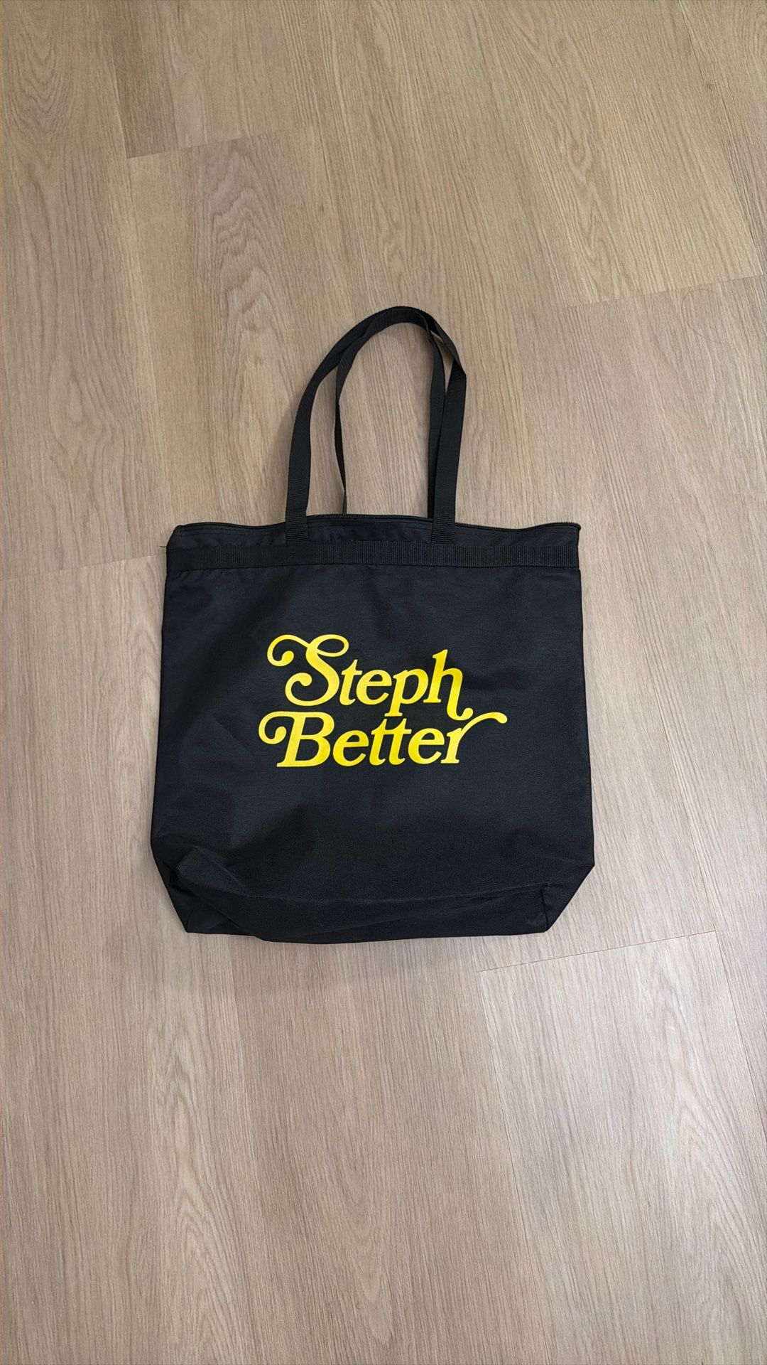 Steph Better Reusable Zipper Tote Bag