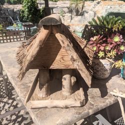 Table Top Tiki House. Outdoor Decor 