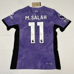 Salah #11 Liverpool 23/24 Third  Men’s Soccer Jersey- Player Version