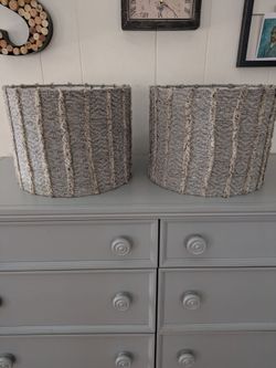 World Market Fabric Lamp Shades