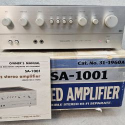 Vintage Realistic SA 1001 Integrated Amplifier works great