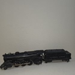 LIONEL #2025 2-6-4 LOCOMOTIVE & #6466W TENDER - 1952