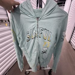 2000s Rare Reversible Sinful Affliction Jacket M 
