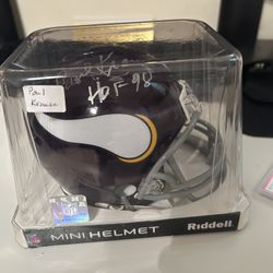 Paul Krause-SIGNED Vikings Mini Helmet