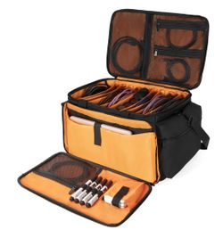 AKOZLIN Cable File Bag with Detachable Dividers for DJ Gear, Sound Instrument...