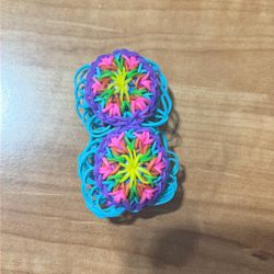 Kaleidoscope Rainbow Loom Bracelet
