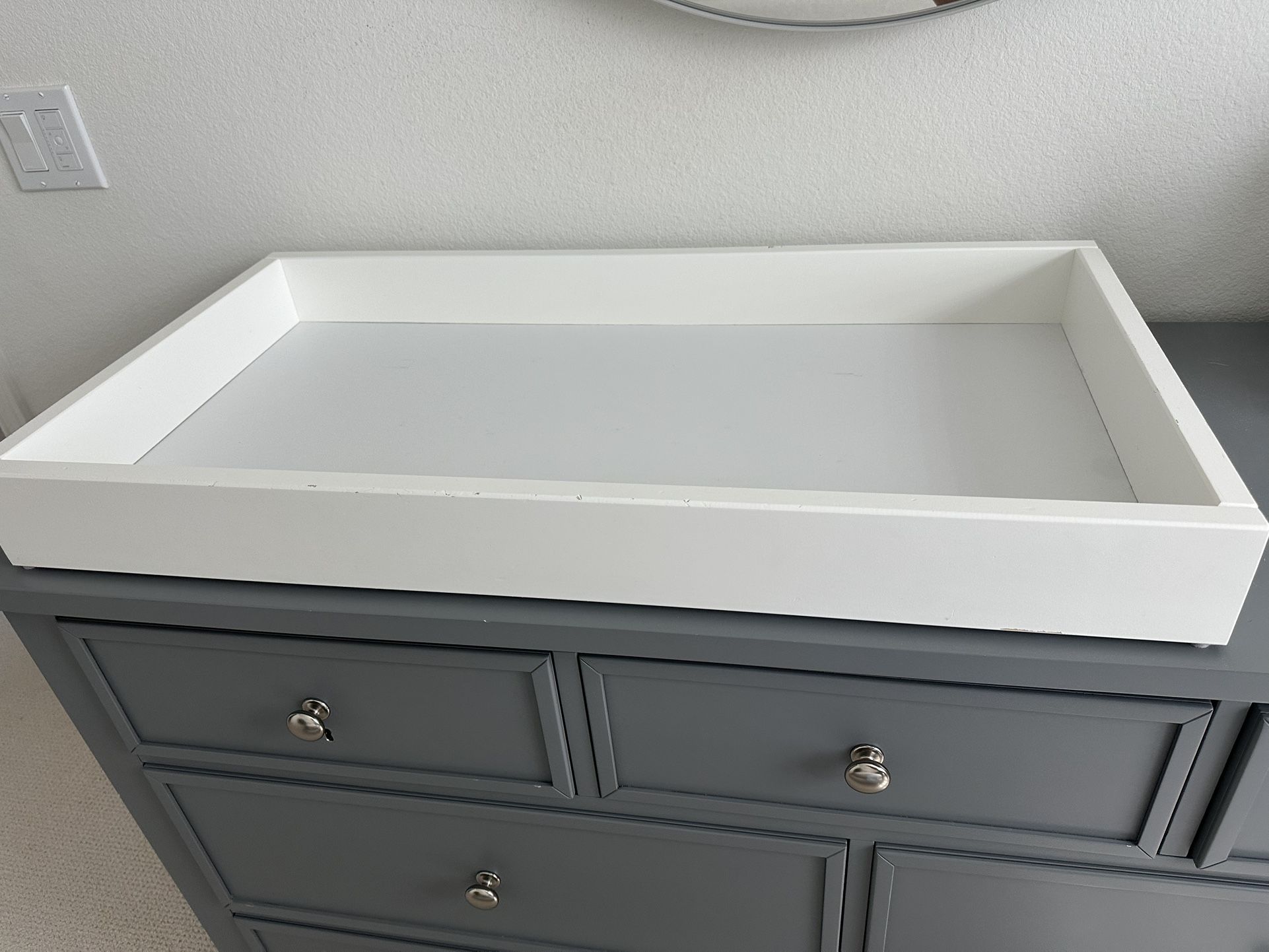 Million Dollar Baby Co Universal Removable Baby Changing Tray Dresser Topper