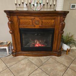 Electric Chimney!! Great Condition, Control Heat,remote