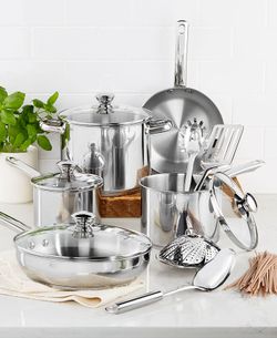 New stainless steel cookware set