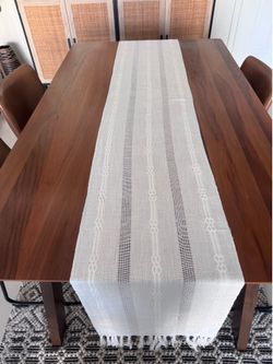 Walnut Brown minimalist dining table (30x60) - Must go asap