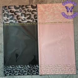 Leopard Print Transparent Floral Paper / Papel Koreano