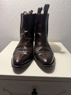 Burgundy Dress Boots