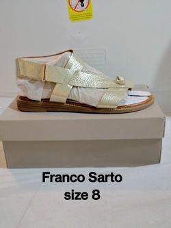 SARTO by Franco Sarto - Gold Sandal Size -8