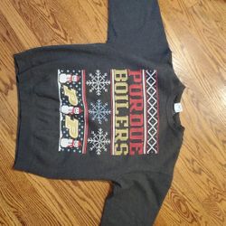 Purdue Boilermaker's Ugly Christmas Sweater