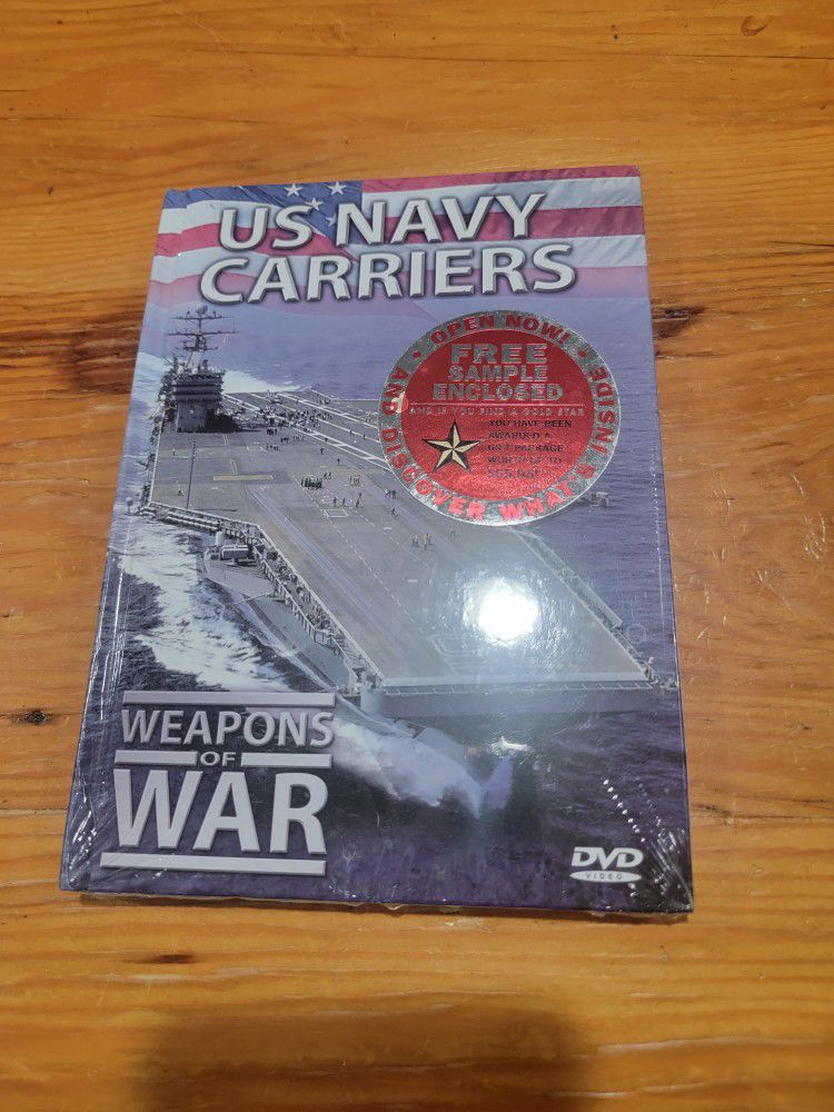 US Navy Carriers DVD - Never Been Opened