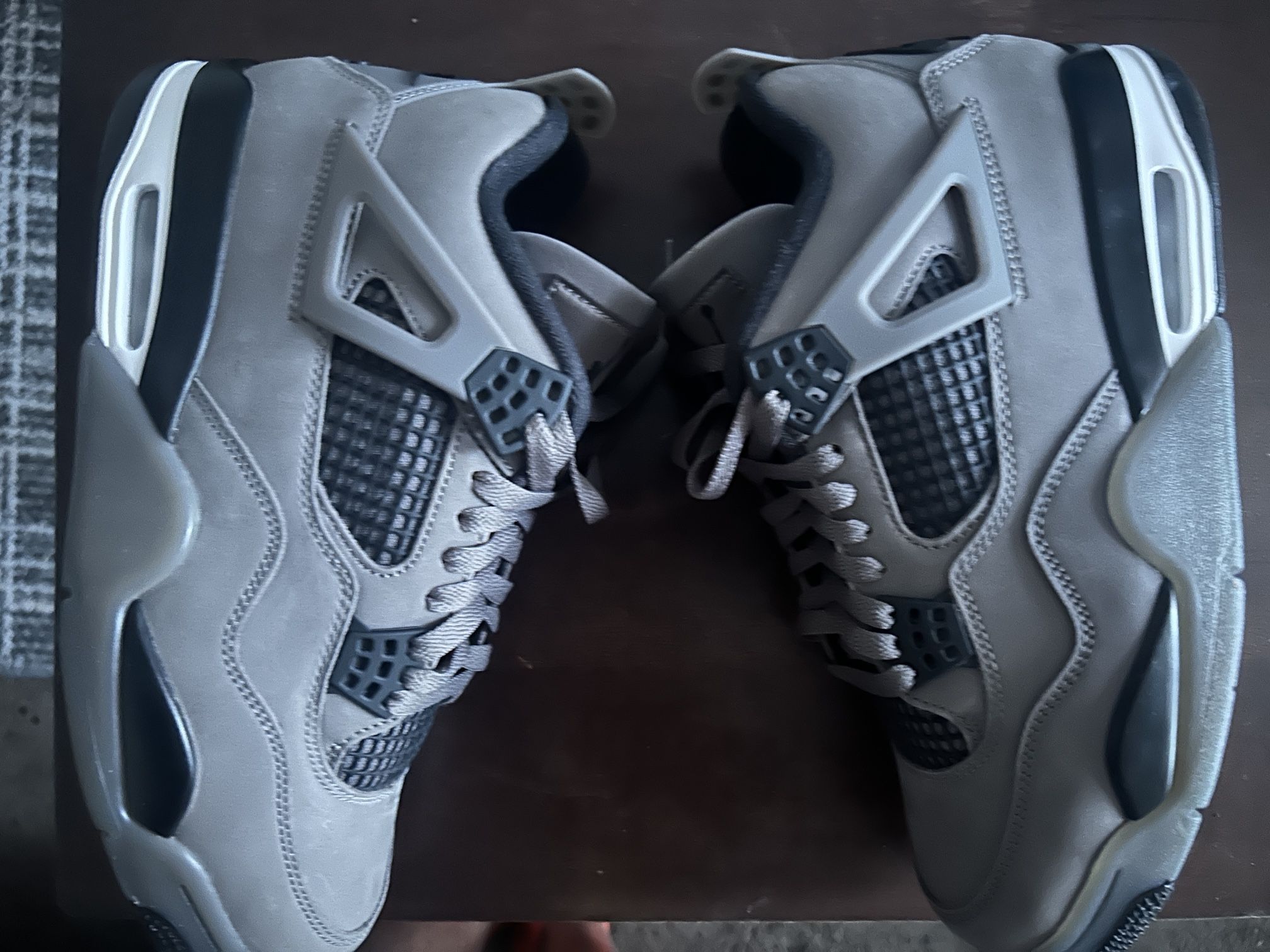 Air Jordan 4 Size 10 Retro Cave Stone Black