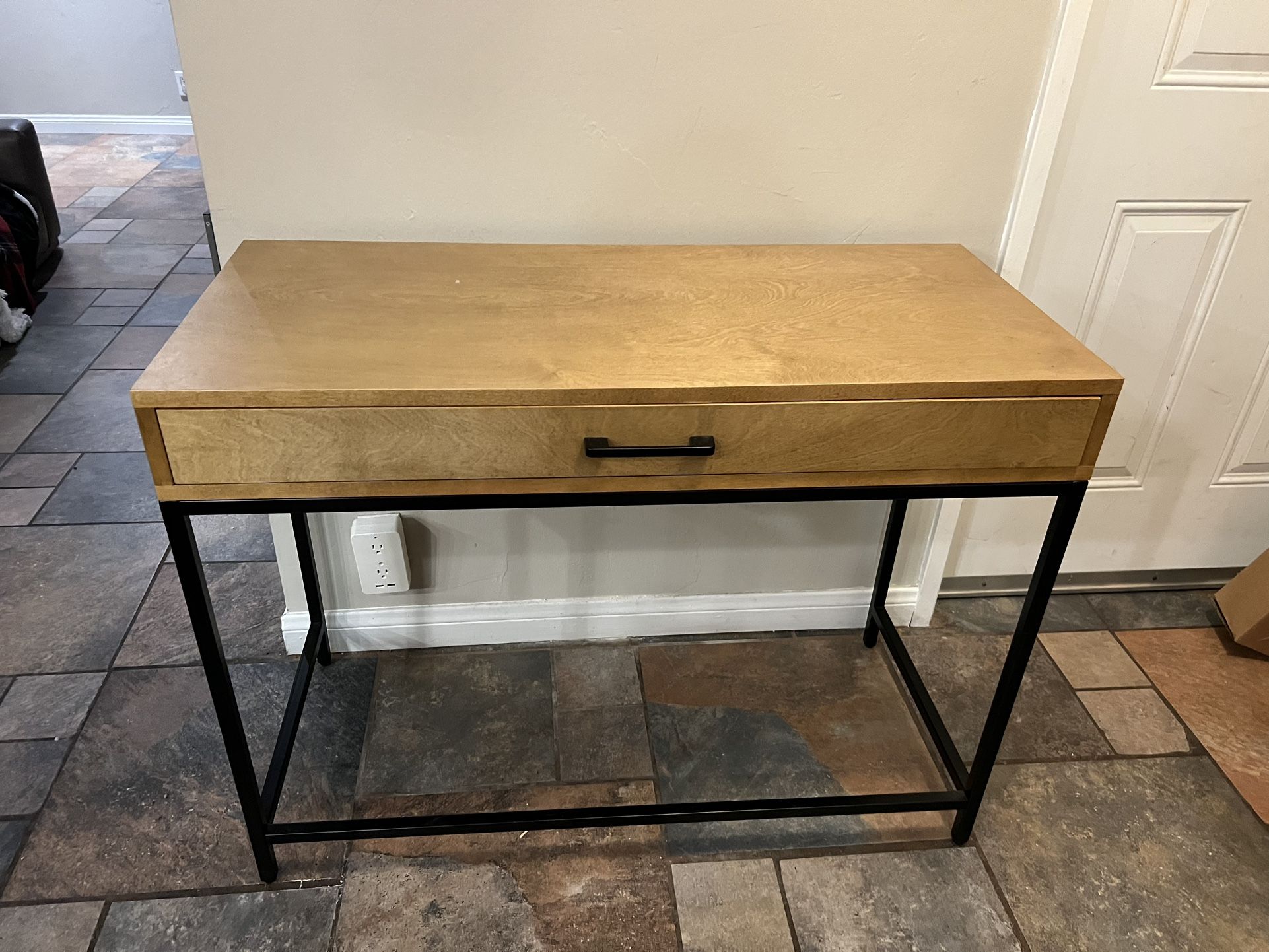 Writing Desk with Drawer Fully Assembled