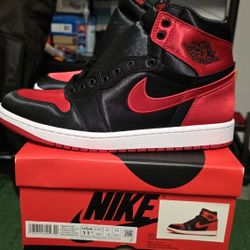 Air Jordan I Satin Bred Sz 10
