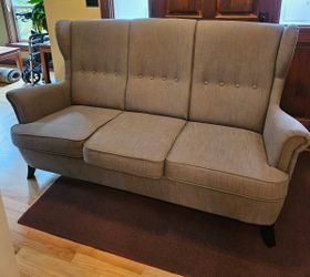 High Back Gray IKEA Sofa couch