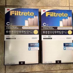 2 Filtrete Air Filters Size C
