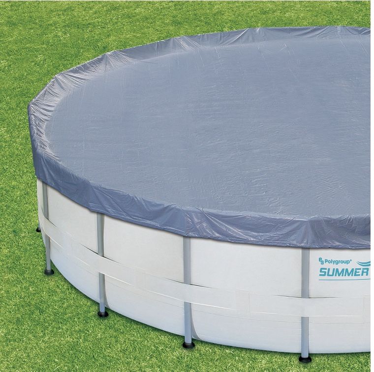 Summer Waves 16x48 Elite Frame Pool with Filter Pump, Cover, and Ladder