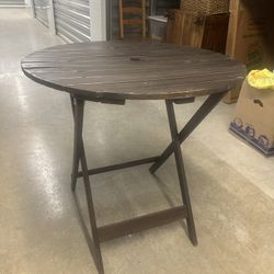 Folding Wood Table