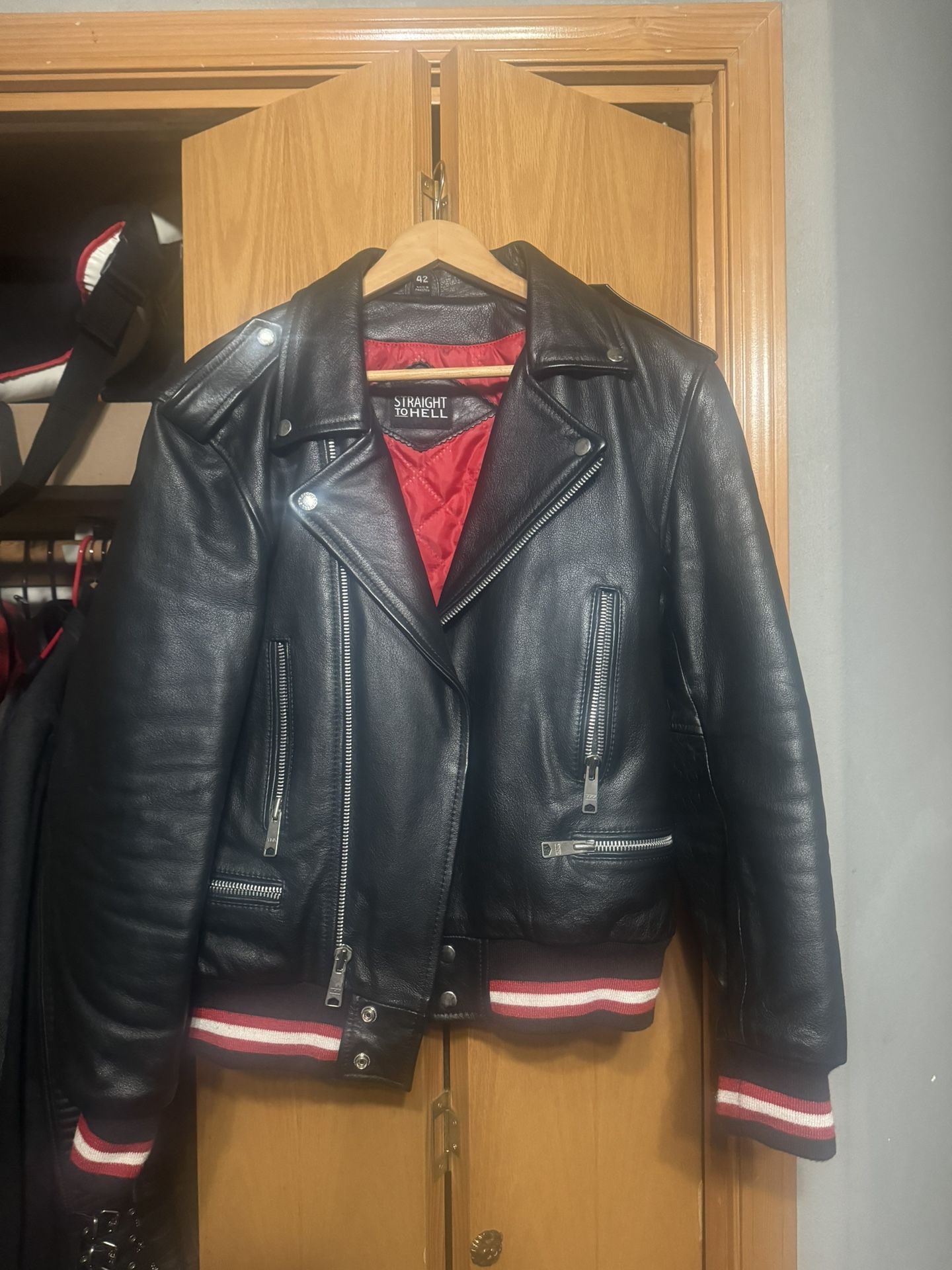 Straight To Hell Leather Jacket