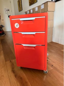 CB2 Three-Drawer Filing Cabinet (2)