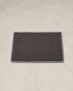 Waterproof Cat Litter Trapping Mat – Gray – 24” × 15”