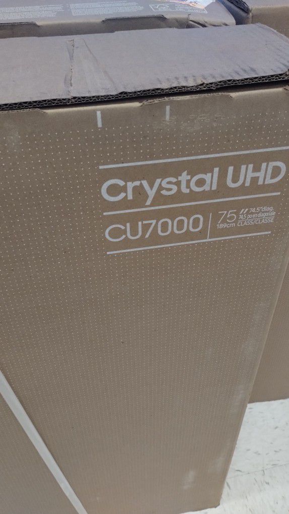 Samsung 75" Crystal UHD 4K Smart TV Class CU7000