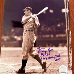 George Kell Signed Detroit Tigers 8X10 Photo With Inscriptions 