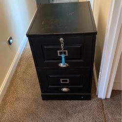 Mahogany file Cabinet W/ Locks