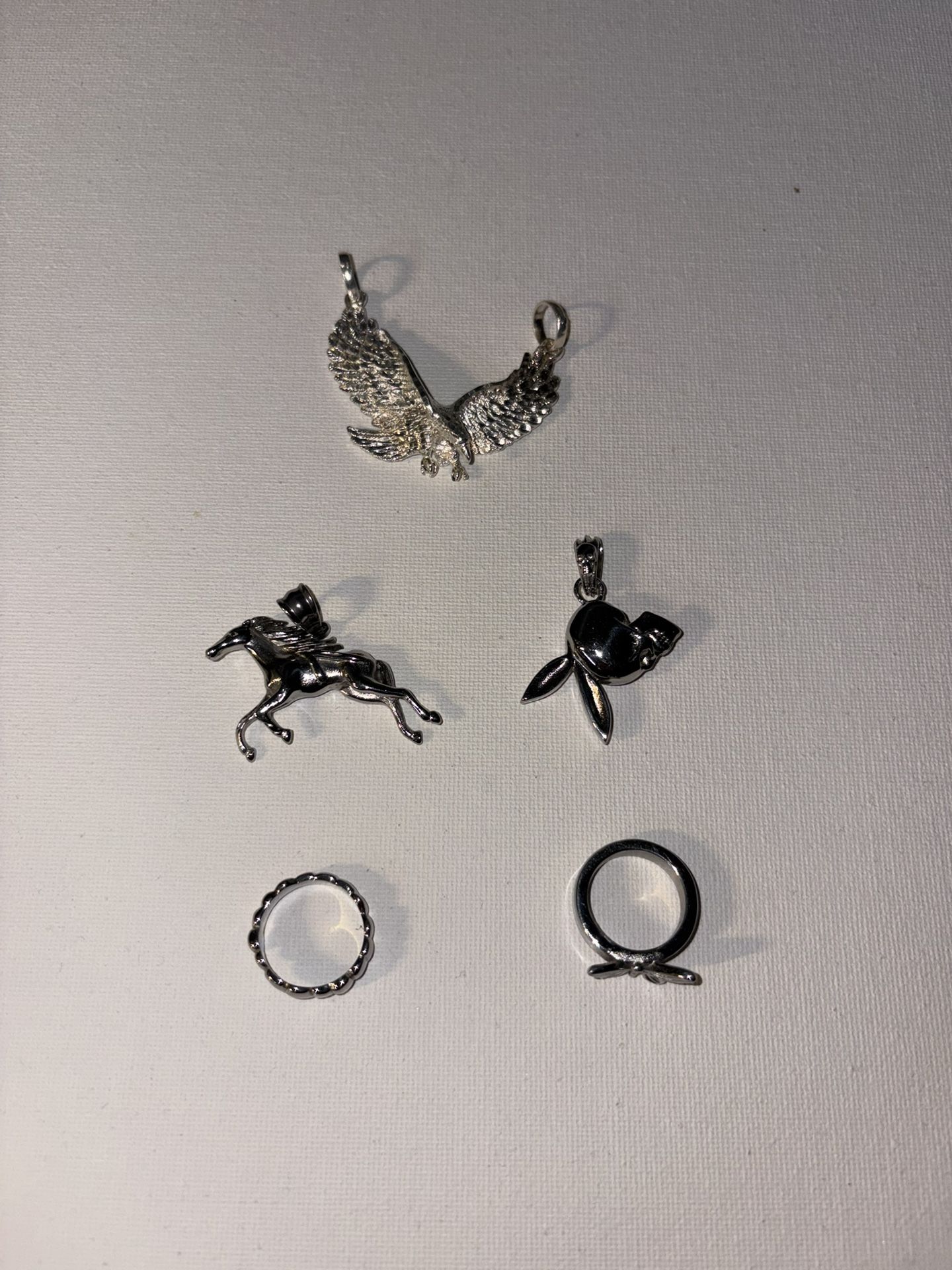 Jewelry rings and pendants