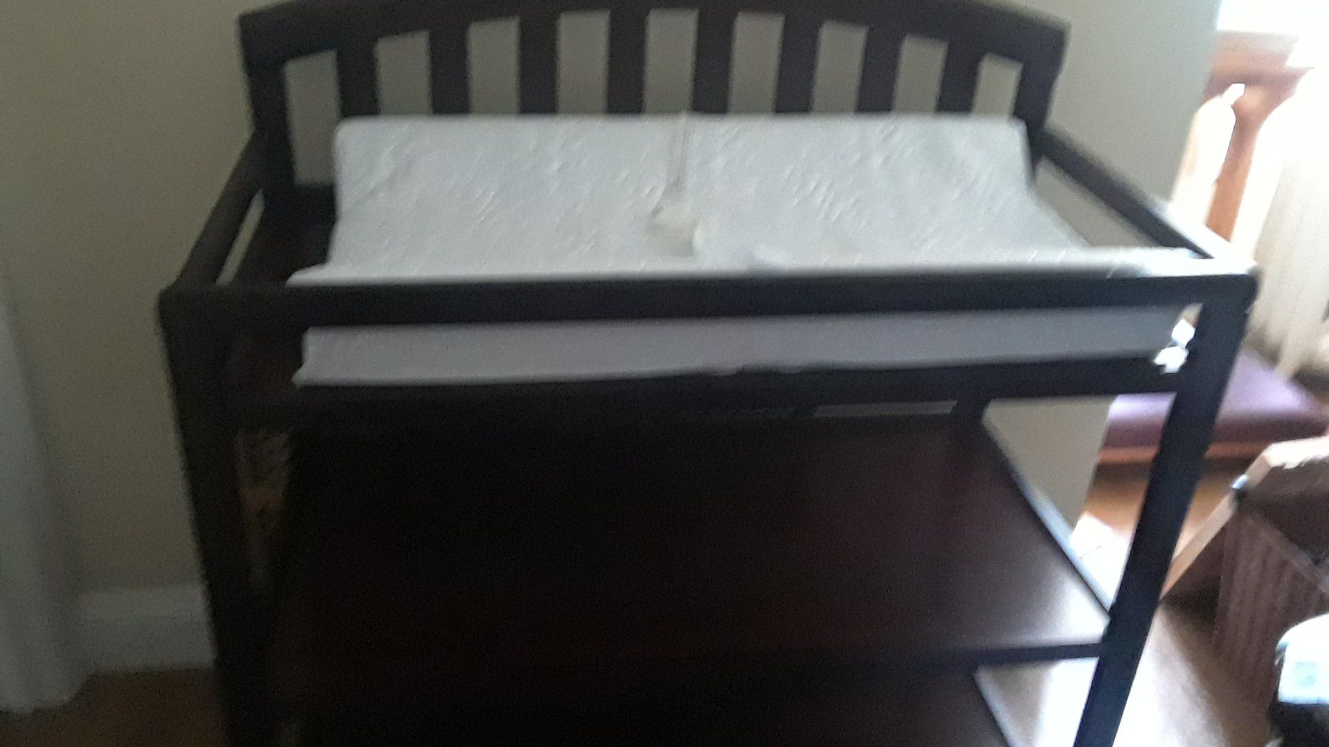 Changing Table with cover sheet