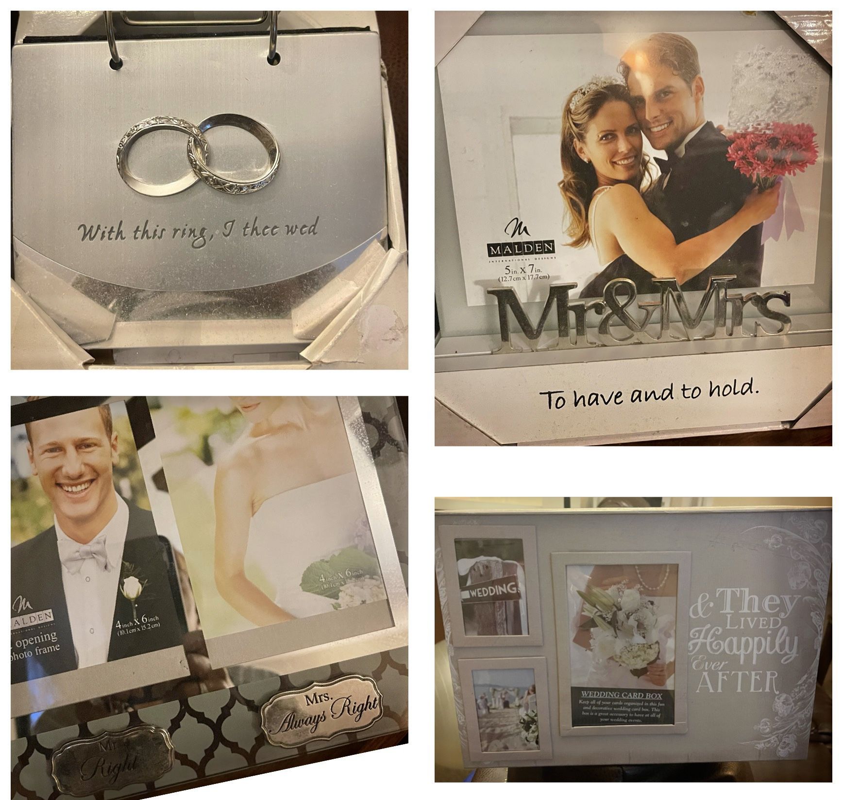 Wedding Pic Frame & Money/Envelope Gift Drop Box