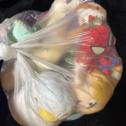 3 Bags Of 20 Pieces Of Plushies In Each. Mystery Bag 