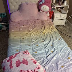 Twin light up bed